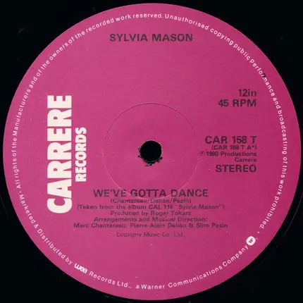 Sylvia Mason-James - We've Gotta Dance