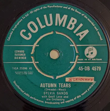 Sylvia Sands - Autumn Tears