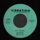 7inch Vinyl Single - Sylvia Robinson - Pillow Talk / My Thing - bright blue label