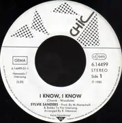 7inch Vinyl Single - Sylvie Sanders - I Know, I Know