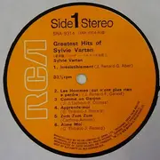 Double LP - Sylvie Vartan - Greatest Hits Of - + Insert
