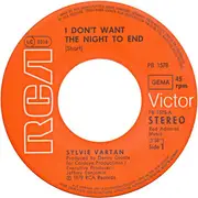 7inch Vinyl Single - Sylvie Vartan - I Don't Want The Night To End