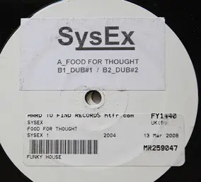 SysEx - Food For Thought